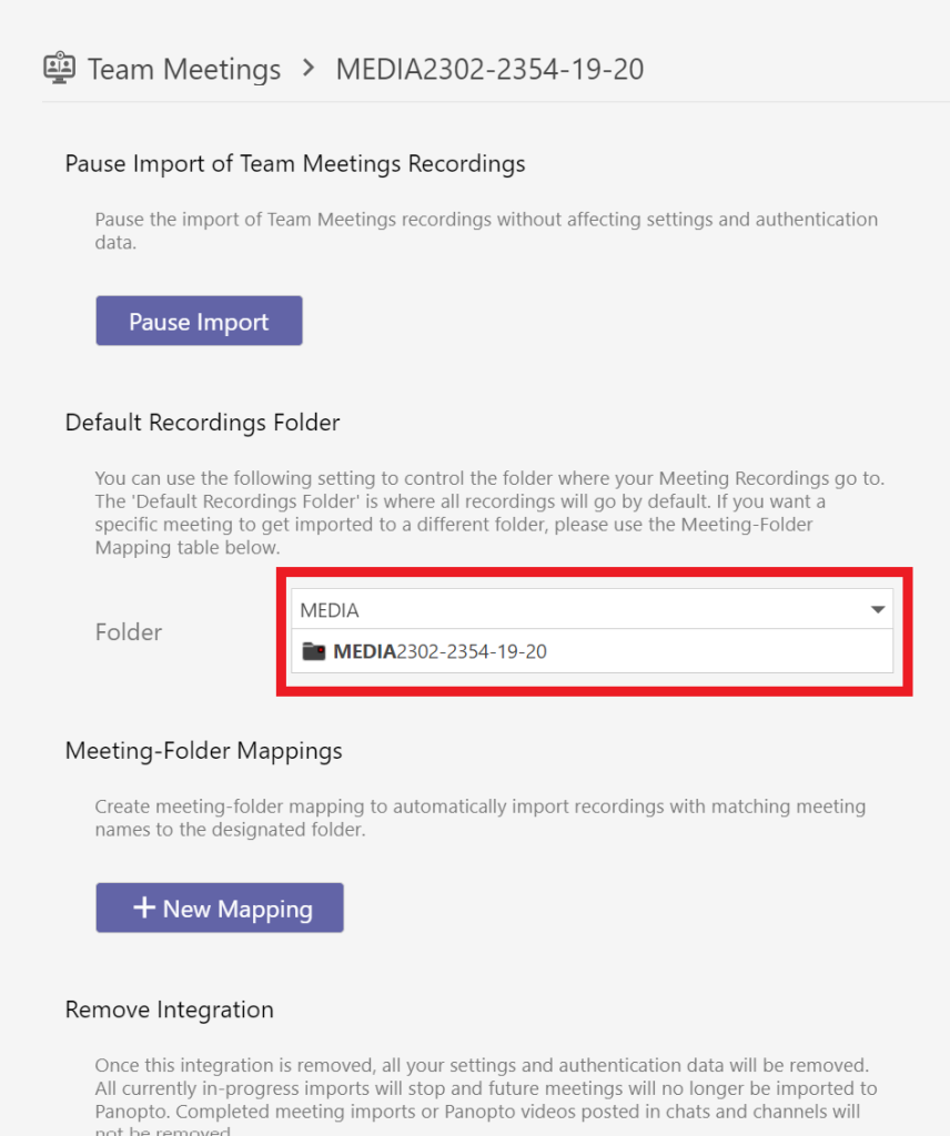 A focused view of the Teams group settings area. Highlighted is the dropdown menu search bar with a course module code entered and showing some search results.