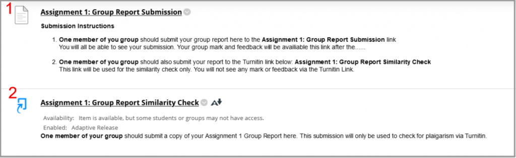 turnitin group assignment