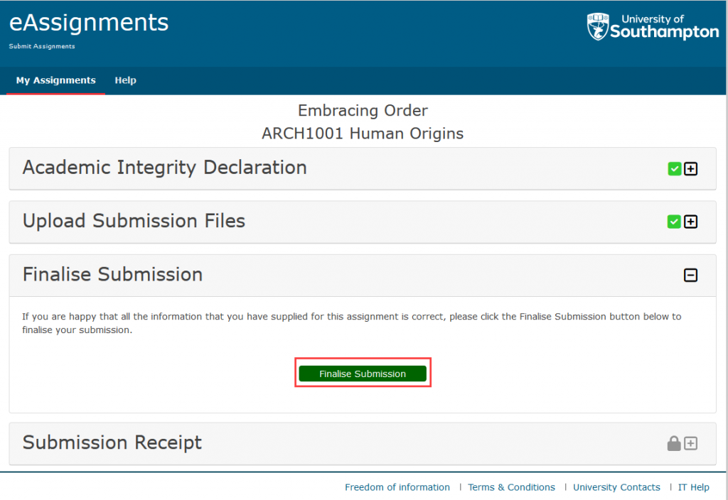 e learning assignments