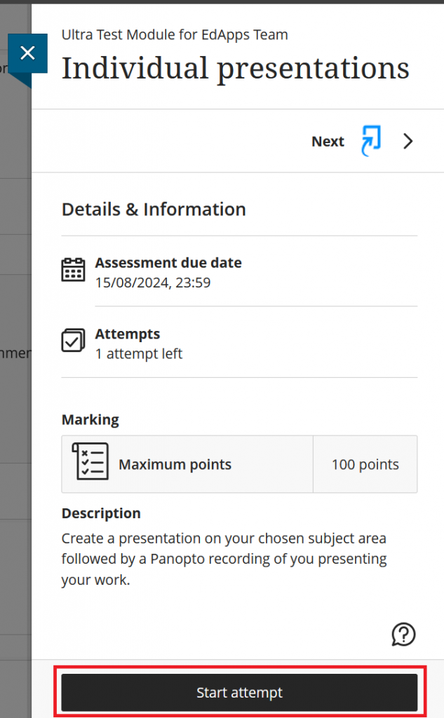 blackboard ultra assignment submission